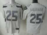 nike nfl seattle seahawks #25 sherman white platinum jerseys [ga