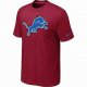 Detroit lions sideline legend authentic logo dri-fit T-shirt red