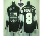 nhl los angeles kings #8 doughty black-white [2014 stanley cup]