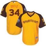 youth mlb boston red sox #34 david ortiz gold 2016 all-star american league stitched jerseys