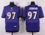 nike baltimore ravens #97 jernigan purple elite jerseys