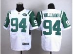 Nike Nike New York Jets #94 Leonard Williams white elite jerseys