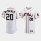 Men's Houston Astros #20 Chas McCormick 60th Anniversary Authentic White Jersey