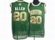Basketball Jerseys boston celtics #20 allen green(gold number)