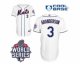 2015 World Series mlb jerseys new york mets #3 granderson white