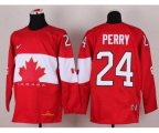 nhl team canada #24 perry red [2014 winter olympics]