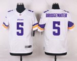 nike minnesota vikings #5 bridgewater white elite jerseys