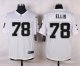 nike oakland raiders #78 ellis white elite jerseys