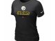 Women Pittsburgh Steelers Black T-Shirt