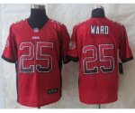 nike nfl san francisco 49ers #25 ward red [Elite drift fashion]