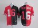 nike nfl san francisco 49ers #16 montana red-black [Elite split]