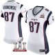Women's NIKE NFL New England Patriots #87 Rob Gronkowski White Super Bowl LI Bound Jersey