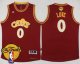nba cleveland cavaliers #0 kevin love red cavs the finals patch stitched jerseys