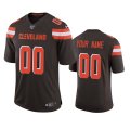Cleveland Browns Custom Brown 100th Season Vapor Limited Jersey