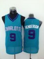 nba Charlotte Hornets #9 henderson blue jerseys [revolution 30]