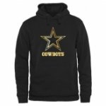nike nfl dallas cowboys pro line black gold collection pullover hoodie