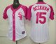 women chicago white sox #15 beckham white and pink(2012 new)chea