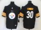 2020 New Football Pittsburgh Steelers #30 James Conner Black Logo Vapor Untouchable Limited Jersey