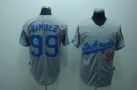 Baseball Jerseys los angeles dodgers #99 ramirez grey(cool base)
