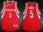 nba houston rockets #5 josh smith red hot pressing jerseys