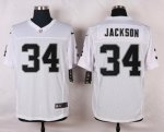 nike oakland raiders #34 jackson white elite jerseys