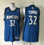 nba minnesota timberwolves #32 towns blue jerseys [revolution 30