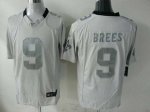 nike nfl new orleans saints #9 brees grey jerseys