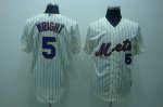 Baseball Jerseys new york mets #5 david wright cream(blue strip)