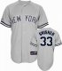 Baseball Jerseys new york yankees #33 swisher grey(2010)