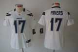 nike women nfl san diego chargers #17 river white [nike limited]