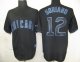 mlb jerseys chicago cubs #12 soriano black fashion cheap jersey