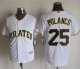 mib jerseys Pittsburgh Pirates #25 Polanco White New Cool Base S