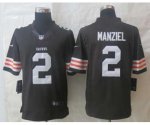 nike nfl cleveland browns #2 manziel brown [nike limited]