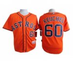 mlb houston astros #60 keuchel orange jerseys