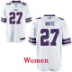 Women NFL Buffalo Bills #27 Tre'Davious White Nike White 2017 Draft Pick Game Jersey