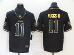 2020 New Football Las Vegas Raiders #11 Henry Ruggs III Black Golden Edition Jersey