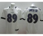 nike nfl baltimore ravens #89 smithsr elite white jerseys
