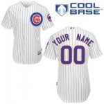 customize mlb chicago cubs jersey white Home cool base baseball