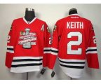 nhl chicago blackhawks #2 keith red [new 2013 Stanley cup champi