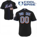 customize mlb new york mets jersey black cool base baseball