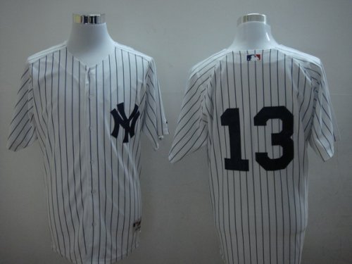 Baseball Jerseys new york yankees #13 rodriguez white(2010)