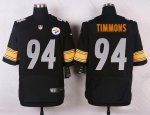 nike pittsburgh steelers #94 timmons black elite jerseys
