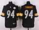 nike pittsburgh steelers #94 timmons black elite jerseys