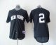 Baseball Jerseys new york yankees #2 jeter black[2011 road cool