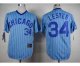 mlb jerseys chicago cubs #34 lester blue[lester](white strip)