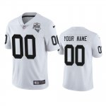 Las Vegas Raiders Custom White 2020 Inaugural Season Vapor Limited Jersey - Men's