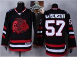 NHL Chicago Blackhawks #57 Van RIEMSDYK Black (Red Skull) 2014 S