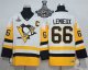 Men Pittsburgh Penguins #66 Mario Lemieux White New Away 2017 Stanley Cup Finals Champions Stitched NHL Jersey