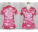 nike women nfl san francisco 49ers #52 patrick willis pink [fash