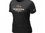 Women Baltimore Ravens black T-Shirt